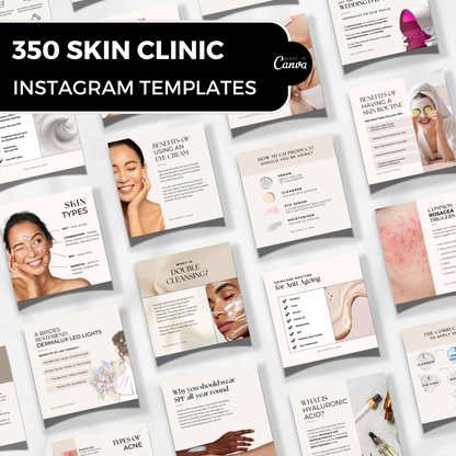 Skin Clinic- Over 350 Social Media Templates