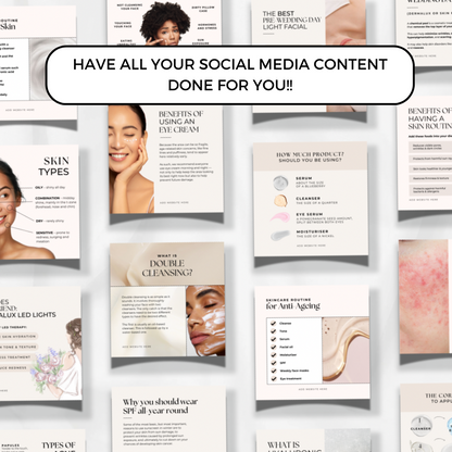 Skin Clinic- Over 350 Social Media Templates