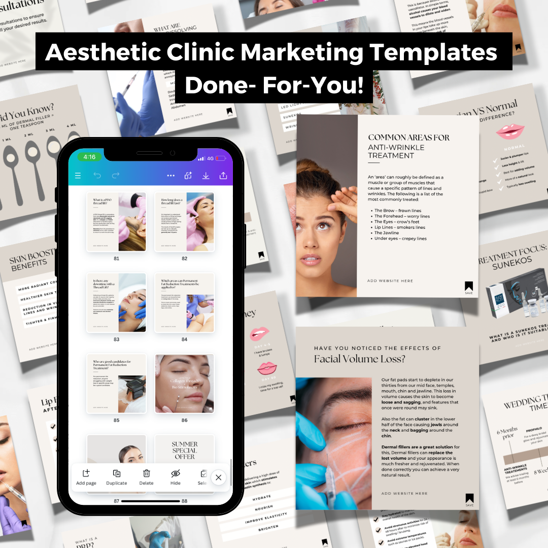 Aesthetic Clinic- Over 350 Social Media Templates