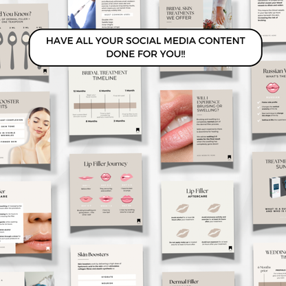 Aesthetic Clinic- Over 350 Social Media Templates